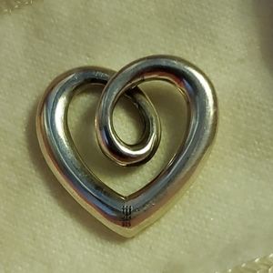 James Avery Heart String Pendant